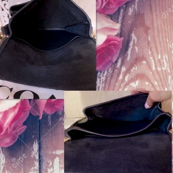 COACH VINTAGE WILLIS BLACK CROSSBODY BAG 9927 - Picture 10 of 13